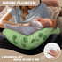 GIFTPUZZ Sloth Pattern Polyester Pillow Slipcovers for Breastfeeding Moms, Cartoon Nursing Pillow Cover Stretchy