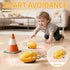 Electric Crawling Octopus Toy with LED Lights & Music, Smart Obstacle Avoidance, Interactive Auto-Dance Octopus