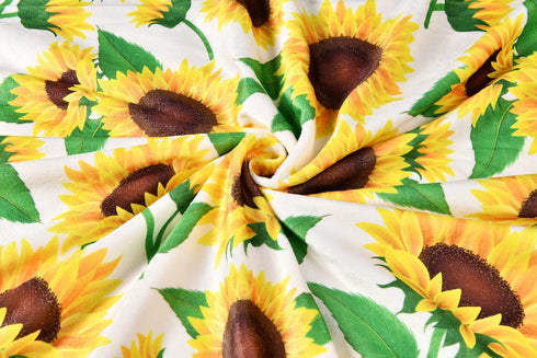 Boyoung Baby Blanket, Soft Minky Warm Blanket for Boy or Girl, Receiving Blanket with Double Layer Dotted Backing for Newborns Nursery Stroller Toddlers Crib Bedding (30x40 Inch) Sunflower, 7894218 by Boyoung