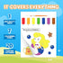 1-3, 2-4, 4-6, 5 YPLUS Paint with Water Books for Toddlers, Art Craft Toys Watercolor Painting Paper, Gift for Kids
