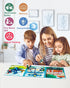 Magnetic Puzzles for Kids Ages 2-4, Travel Puzzle Games for Boys and Girls, Jigsaw Puzzle Book Activities Toy