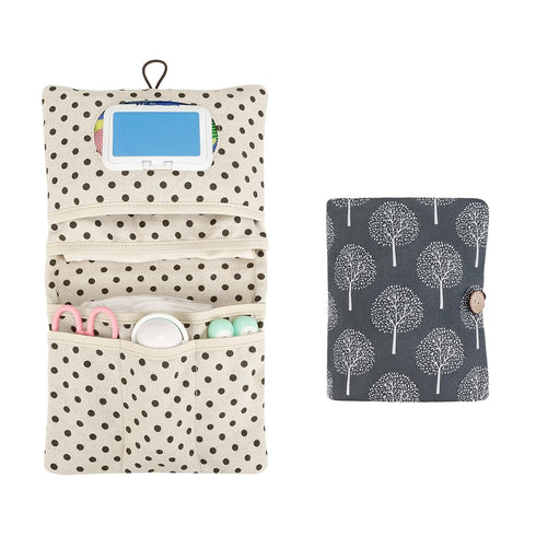 ljhnba Lovely Baby Nappy Bag Reusable Diaper Bag Multifunction Organiser Bag for Infants Washable Baby Diapers Storage