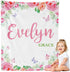 Ultragifta Personalized Baby Blankets Easter Gifts for Kids Custom Flannel Blanket for Girls Custom Baby Blanket