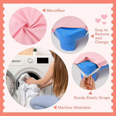 2 23" 51", Pcs Cot Sheets for Daycare, x Pink Daycare Cot Size Sheet with Corner Elastic Loops for Child Boys Girls
