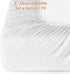 2 Pack 24"x 38" White Muslin Mini Crib Sheets for Girl and Boy- Neutral Breathable Mini Crib Mattress Sheets Fitted