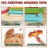 Set, 1-3, Set Lehoo Castle Baby Drum Wooden Musical Instruments, Montessori Toys for Toddlers Percussion with Xylophone