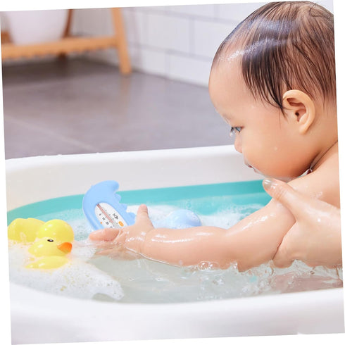 Toddmomy Bath Thermometer for Newborn Bathtub Thermometer Easy to Read Water Temperature Measurement Tool Cartoon