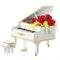 1293pcs Mini Ideas Piano Model Building Block Set, Music Lovers Collection Gift for Boys and Girls (White)