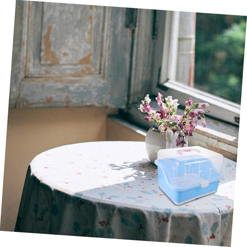 GALPADA Plastic Milk Bottle Drying Box Organizer for Newborn Essentials