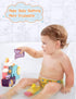 Baby Bath Toys - Fun Educational Water Toy for 1, 2, 3+ Year Olds, Safe Colorful Skin Friendly Waterwheel Bathing Toy