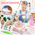 8-12,Ceramic 6+ Skirfy Pottery Wheel for Kids Beginners with Light,Arts and Crafts for Kids Ages Wheel with Painting