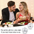 2 PCS Food Dice Game Anniversary Steel Gifts for Couple Wife Husband Food Decision Dinner Dice for Couple Fathers Day