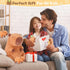 5-in-1 5PCS Set Mommy 4 3 8 SuzziPals Sitting Capybara Stuffed Animals with Babies Inside, Capybara Plush with & Babie