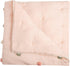 Crane Baby Soft Cotton Muslin Nursery Blanket with Pom Pom Trim, 36"