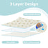 3 Pack Hombys Washable Baby Changing Pad Cover - Waterproof Muslin Changing Table Pad, - Cream White, Light Green