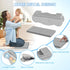 JAUPH Elbow Set, Bath Kneeler and Rest Pad Non-Slip Memory Foam Kneeling Pad & Silicone Arm Cushion with Toys