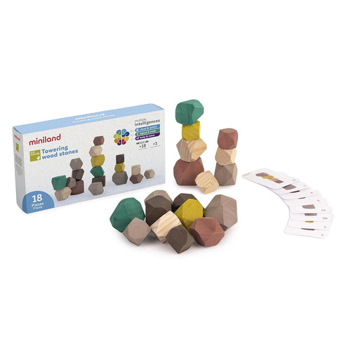 Miniland Towering Wooden Stones
