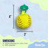 Gamezies Silicone Pacifier with Detachable Sports Plush Toy Holder - Softball Design for Babies