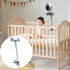 NVRTTRR 1/4 (10in) Universal Threaded Hole Baby Monitor Mount Bracket, Adjustable Gooseneck Arm Holder with Clip Baby