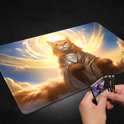 Playmat for MTG with Free Storage Bags, Game Mat 24 x 14 inches, TCG and Board Game Mat for Cards, Mousepad Desk Mats