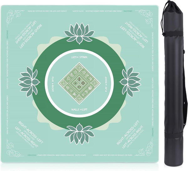 American Mahjong Game Mat - Anti-Slip Neoprene, Noise Reduction & Wrinkle-Resistant |
