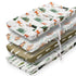 4 Pack Changing Pad Covers, Woodland Forest Animals Fitted Baby Changing Pad Cover Set for Boys or Girls