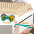 2Pack Wooden Geoboard Montessori Toy, Graphical Educational Toy for Kids with Pattern Cards