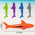 YHmall Swimming 5 Pack Underwater Diving Toys Shark Pool Torpedo Toys Throwing Torpedo Bandits Small Water Rockets