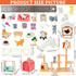 Cat Figures Playset Toy 40 Pack Pet Pretend Play Toys Realistic Cat Figurines Toys Plastic Cat Care Role Play EduDogional Learning Playset Home Party Supplies Cake Toppers (cat)