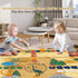 12 5-7 3 4 5 6 7 8 8-13 Dino Fossil Eggs Dinosaur Toys - Dinosaur Eggs Dig Excavation Kit w Play Mat for Kids Ages