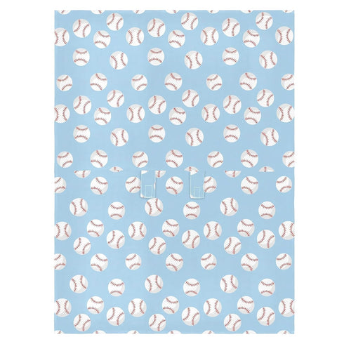 DOMIKING Baseballs Balls Blue Print Baby Car Seat Cover Breathable Infant Car Seat Cover for Babies Lightweight Carseat