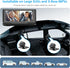 Shynerk Baby 2 6.86" 1080P Baby Car Camera for Kids, HD Split Screen Baby Monitor with Dual Backseat Cameras and IR