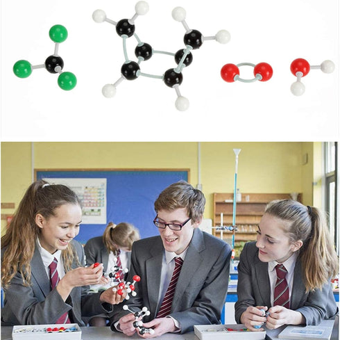 YOPAY 240 Pieces Molecular Model Kit, Organic and Inorganic Chemistry Structure Model, 86 Atoms and 153 Links
