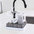 Boon Grass Plastic Drying Rack - Modern Baby Bottle Organizer, 9.75 x 9.88 x 3.0 inches - Gray