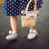 THE QUEEN'S TREASURES 18 Inch Doll Clothing Shoes, White Dress Shoes with Bow & Authentic Shoe Box