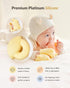 3+ Moyuum Silicone Elephant Grip Hand Teether Toy | Made in Korea, Provides Teething Relief, Wearable Teether is Easy