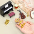 Dollhouse Miniature Musical Instrument Set in 1:12 Scale, Includes Violin, Piano, Trumpet, and Guitar