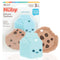 Nuby All Silicone Chocolate Chip Cookie & Milk Carton Teether, 2 Pack, 3+ Months