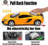 1/36 Scale Mclaren 650S Diecast Model Car, Pull Back Vehicles, Cars Gifts for Boys Girls