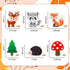 Yopyame 60Pcs Woodland Animal Mini Erasers, Assorted Novelty Pencil Erasers for Kids, Classroom Prizes, and Party Favors