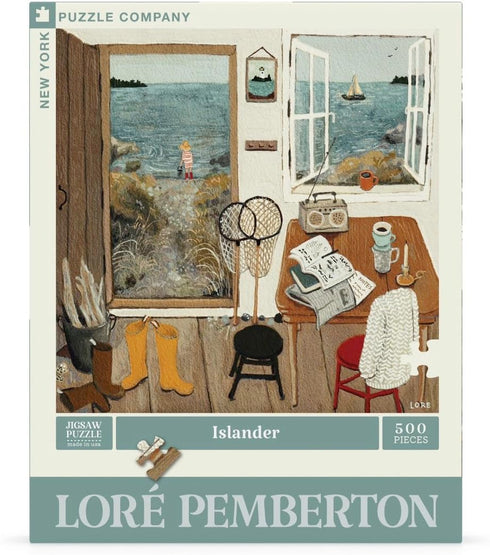 500 New York Puzzle Company - Lor Pemberton Islander - Piece Jigsaw Puzzle for Family Game Nights by Lor Pemberton