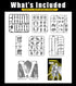 IYOOCSS T13 Figures,Dummy 13,3D Action Figure,Medieval Knight Action Lucky Printed Robot Action Figure (Assembly