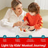 14 18M+ TOP BRIGHT DJ Music Busy Board - Wooden Toddler Toys for Boys and GirlsMontessori Sensory Toy with Activities