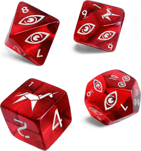 Free League Blade Runner RPG Dice Set - 4 Piece SciFi RPG Accessory