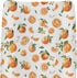 ZoUbqchY Watercolor Oranges Baby Changing Pad Covers for Boy Girl Orange Branches Flowers