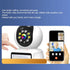 FOSA 3MP 360 Video Baby Camera, Security Camera AI Voice Wake Up Humanoid Movement Tracking, Degree Panoramic