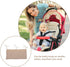 YARNOW Stroller Organizer Bag with Double Cotton Pockets, Portable Hanging Storage Bag for Diapers, Milk Bottles