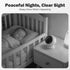 youkey 2.5K 360 2.4GHz 5G Baby Monitor, AI Crying & Motion Detection for Peace of Mind, Pan/Tilt, Invisible Night