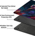 MTG Card Playmat with Magic Zone, Non-Slip Game Play Mat for TCG, 24 x 14 inches, Colored Turtle