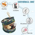 Sinestour Sleeping Dog Bench Pattern Pacifier Holder Case for Diaper Bag Portable Travel Pacifier Storage Case